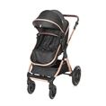 Passeggino VIOLA+ADAPTERS con cestino estivo BLACK Diamond